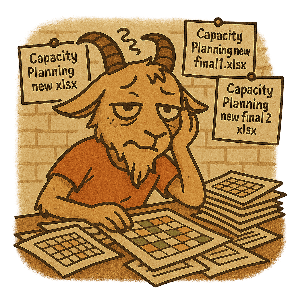 You enjoy searching through 12 Excel versions